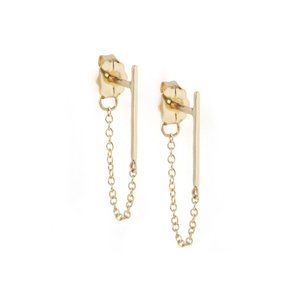 Catbird Sweet Nothing Ballerina Gold Earrings